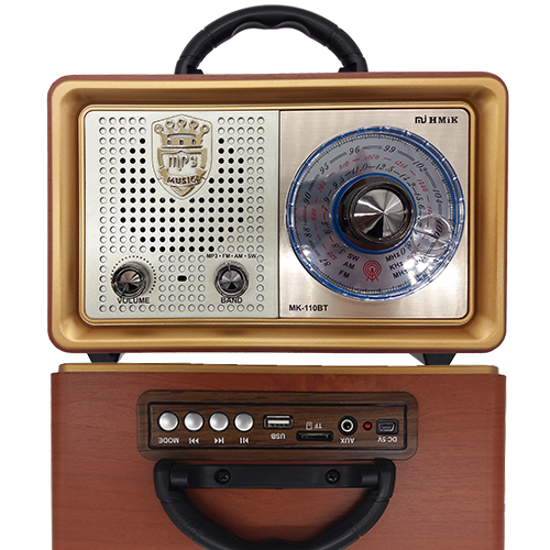 Imagen de Radio y Parlante Bluetooth MK-110BT c45-7 Retro