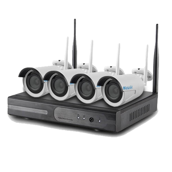 Set 4 Cámaras De Vigilancia WIFI K9604W