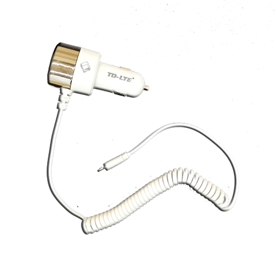 Imagen de Cargador para auto 12V microUSB 2.4A TD-C42
