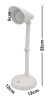 Imagen de Lampara Led Recargable Usb Flexible Touch Luz Calida Y Fria LD1020