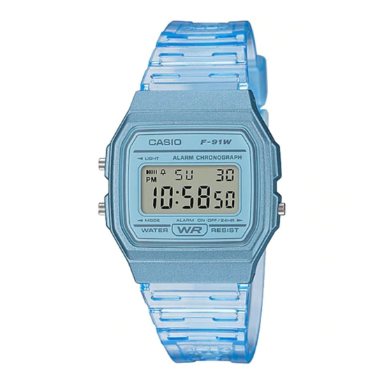 Imagen de Reloj Casio F-91WS-2CF CELESTE