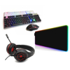 Imagen de Pack Gamer Teclado, Mouse, Mousepad y Auriculares Pack-1