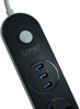 Imagen de Cargador USB X 3 + 3 Schuko SC3301