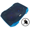 Imagen de Bandeja para Notebook Cooler F2-2 + Luz USB Flexible