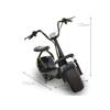 Imagen de Moto Scooter Eléctrica Chopera Doble Amortiguación