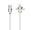 Imagen de Cargador de Auto 3 En 1 Iphone, Micro, Tipo-C 2.4A
