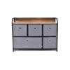 Imagen de Mueble Cajonera Organizador 5 Cajones Tela Gris