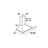 Imagen de Campana Piramidal Extractor Punktal PK-640 CE 110W