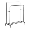 Imagen de Perchero Doble de Metal con estante inferior 110x54x150 cm