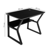 Imagen de Escritorio Mesa Gamer 80x50x75 cm Metal y Madera