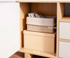 Imagen de Rack TV Madera Natural/Blanco 120x30x54 cm