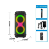Imagen de Parlante Bluetooth USB Luces, Mic & Control 40W LJ2601