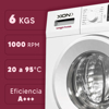 Imagen de Lavarropas Xion XI-LAV60F 6kg Carga Frontal