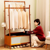 Imagen de Perchero madera con baul 90x40x165 cm Color Caoba