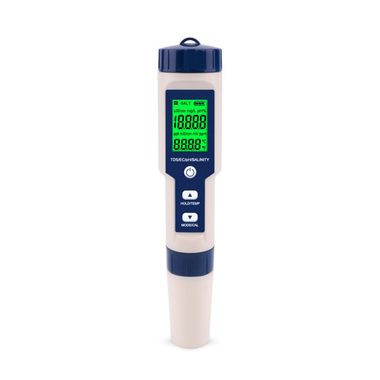 Imagen de Medidor Digital de calidad del Agua 5 en 1 PH TDS EC