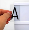 Imagen de Cartel Luminoso Led Letras Numeros Simbolos 36x18cm