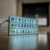 Imagen de Cartel Luminoso Led Letras Numeros Simbolos 36x18cm