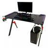 Imagen de Escritorio Gamer Fibra de Carbono y Metal Luz RGB 100x60cm