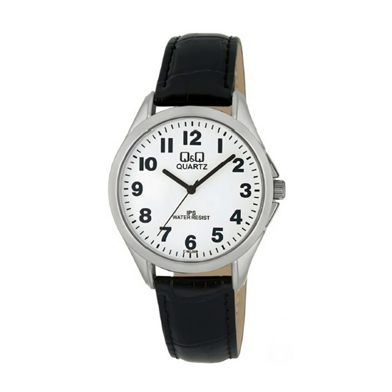 Imagen de Reloj para Caballero Q&Q C192J304Y Malla de Cuero
