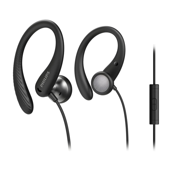 Imagen de Auriculares Deportivos Philips TAA1105BK Cableados con mic.