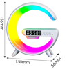 Imagen de Veladora Portatil RGB Cargador Parlante Inalambrico Bluetooth
