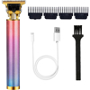 Imagen de Trimmer Color T9 Corta Barba recargable USB 4 Peines