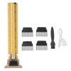 Imagen de Trimmer Dorado T9 Corta Barba recargable USB 4 Peines