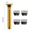 Imagen de Corta Barba T9 recargable USB 4 Peines Gold Vintage