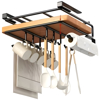 Imagen de Estante Colgante para Aereo Cocina 10 Ganchos 25x26 cm Metálico