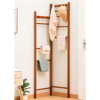 Imagen de Perchero Esquinero de Madera Bambú 37x170 cm Caoba