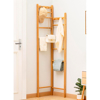 Imagen de Perchero Esquinero de Madera Bambú 37x170 cm Natural
