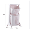 Imagen de Carro Organizador 2 Cestos Estante Baño Cocina Desmontable