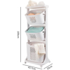 Imagen de Carro Organizador 3 Cestos y estante para Baño