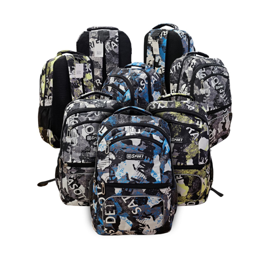 Imagen de Mochila Escolar Con Diseño R-56 Resistente 24L