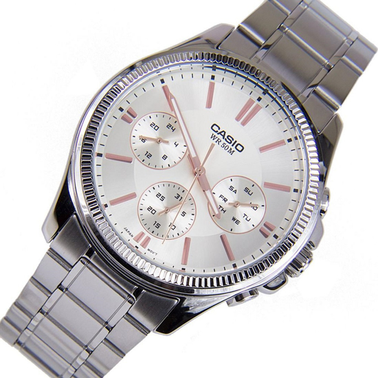 Imagen de Reloj Casio Caballero MTP-1375D-7A2 Metálico