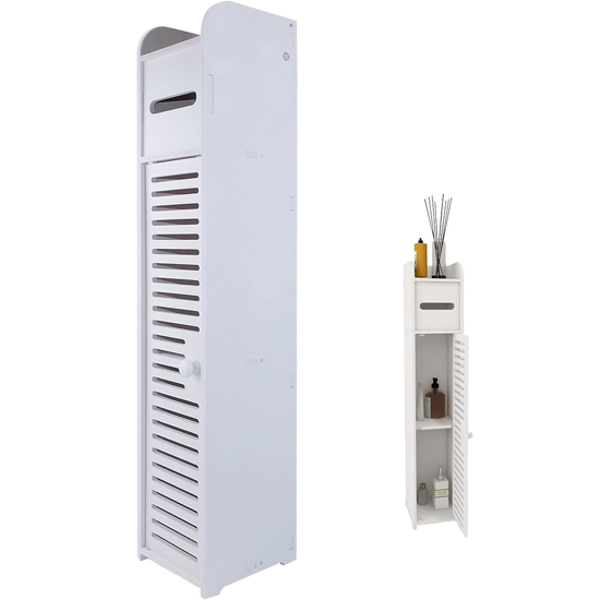 Imagen de Mueble Organizador Baño Papel Higiénico Blanco 80x15 cm