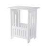 Imagen de Mesa Auxiliar de Café Revistero Blanca 40x34x26 cm