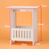 Imagen de Mesa Auxiliar de Café Revistero Blanca 40x34x26 cm