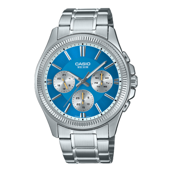Imagen de Reloj Casio Caballero MTP-1375D-2A2 Metálico