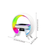 Imagen de Lampara LED RGB con Reloj, Parlante Bluetooth y Cargador Inalámbrico