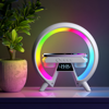 Imagen de Lampara LED RGB con Reloj, Parlante Bluetooth y Cargador Inalámbrico