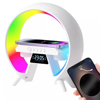 Imagen de Lampara LED RGB con Reloj, Parlante Bluetooth y Cargador Inalámbrico