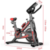 Imagen de Bicicleta Fija Ergométrica Fitness Spinning Disco 6kg hasta 150kg