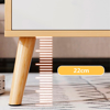 Imagen de Mesa Ratona Auxiliar 120x60cm Natural Estante 2 Cajones
