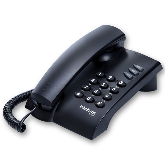 Imagen de Teléfono Fijo Intelbras Pleno Negro