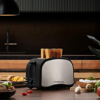 Imagen de Tostadora de acero inoxidable Punktal PK-858Al 800W