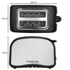 Imagen de Tostadora de acero inoxidable Punktal PK-858Al 800W