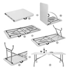 Imagen de Mesa Plegable Camping Jardin 155x70 cm