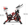 Imagen de Bicicleta Fija Fitness Spinning Disco 8kg hasta 120kg