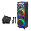 Imagen de Parlante Doble 12" Kolav LJ2216 Recargable Bluetooth